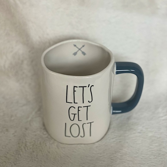 2/$25 Rae Dunn Let’s Get Lost Mug - Picture 2 of 2